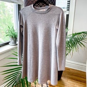 Grey Babydoll Dress